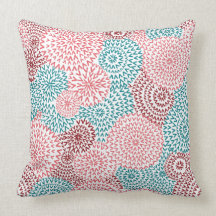 Rosa e ziguezague do Doodle da cerceta lunático