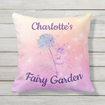 Rosa/jardim sparkly roxo da fada da flor do