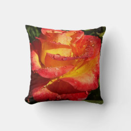Almofada Rosa Laranja e Amarelo
