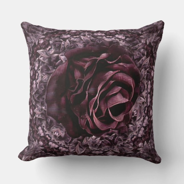 Almofada Rosa Mandala (Frente)