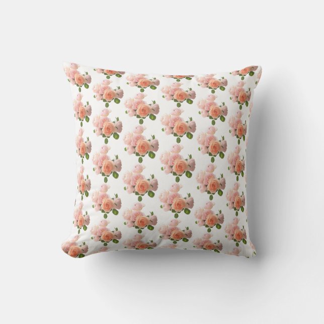Almofada Rosa Moderno de Modelos Elegantes de Tendência Per (Frente)