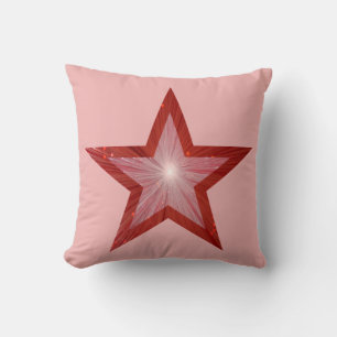 Almofada Rosa pálido quadrado do travesseiro decorativo