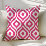 Almofada Rosa Quente Escolha Seu Próprio Padrão De Ikat Do<br><div class="desc">Belo travesseiro decorativo decorativo de sotaque. Perfeito para o sofá ou para a cama. Bela decoração para qualquer quarto. Escolha sua própria forma: quadrada,  retangular,  lombar ou redonda.</div>