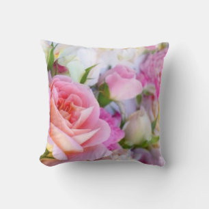 Almofada Rosa Rosa Rosa Rosa Rosa Floral - Travesseiro deco