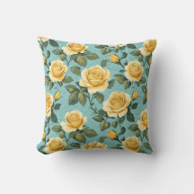 Rosas Amarelas Vintage - Design Botânico Elegante