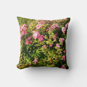Almofada Rosas Cor-de-Rosa em flor