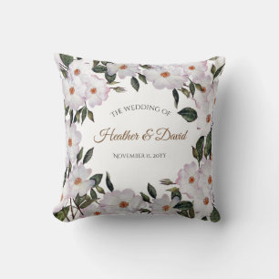 Almofada Rosas de Aquarela Ballerina Floral Art Design