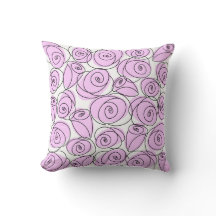 Rosas Lilac quadrado multi-back