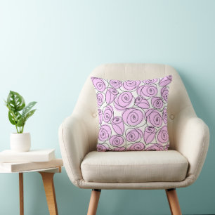 Almofada Rosas Lilac rechear