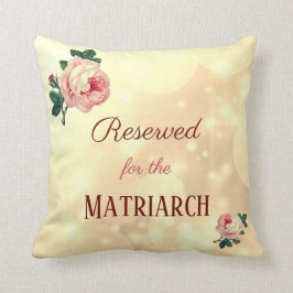 Almofada Rosas Reservados Matriarch Mãe