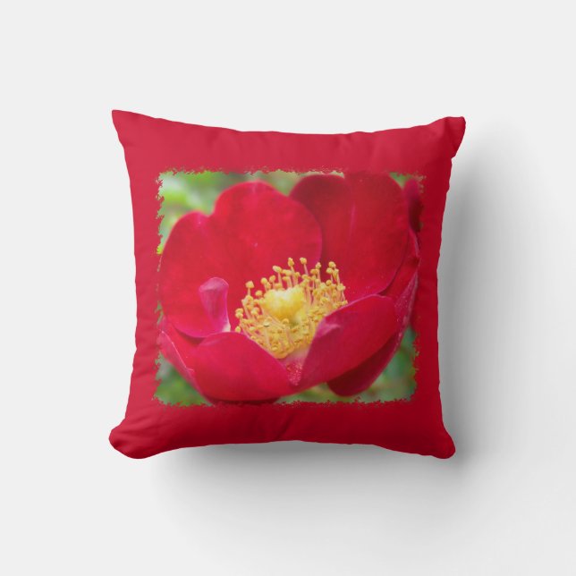 Almofada Rosas São Travesseiro Vermelho (Frente)