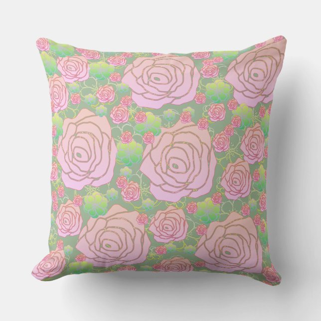 Almofada Rosas Silvestres (Frente)