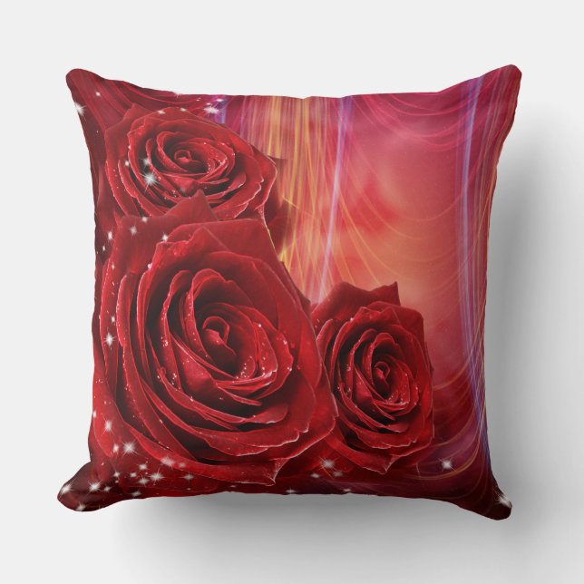 Almofada Rosas Vermelhas (Frente)