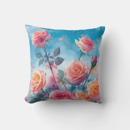 Almofada Rosas vibrantes sonhadas