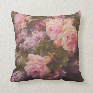 Almofada Rosas Vintage e Lilacs