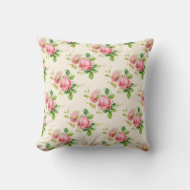 Almofada Rosas vintage rosa