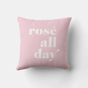 Almofada Rosé All Day Pink Travesseiro decorativo
