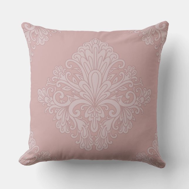 Almofada Rose Gold Decorative Pattern, Elegant (Frente)