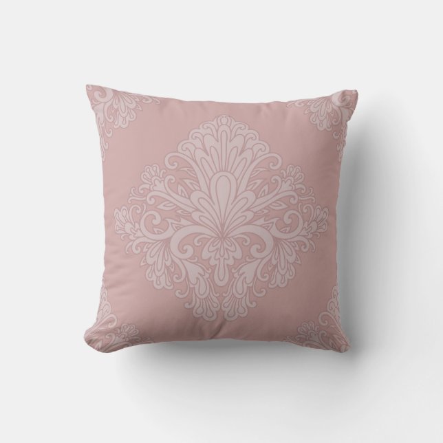 Almofada Rose Gold Decorative Pattern, Elegant (Frente)