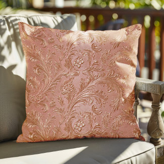 Almofada Rose-Gold Floral pattern