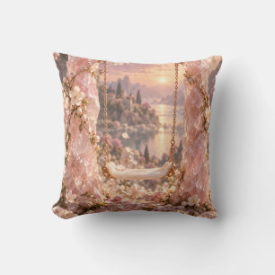 Almofada Rose Quartz Balanço Romântico Jardim do Castelo