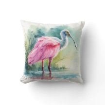 Roseate Spoonbill Watercolor REF97 - Watercolor