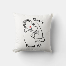 Almofada Rosie Raised Decade - Impressão de tela