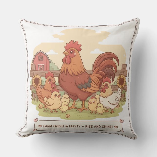 Almofada roster in the farm quote (Frente)