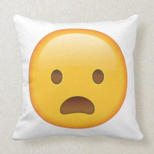 Almofada Rosto Congelado com Boca Aberta - Emoji