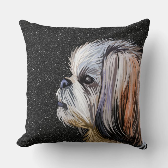 ALMOFADA ROSTO DE CACHORRO SHIH TZU (Frente)