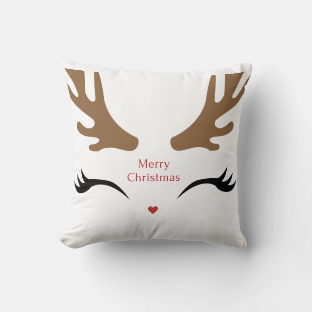 Almofada Rosto de Rebelde Moderno e Bonito (Frente)