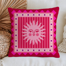 Rosto de Sol Boêmio Rosa em Olhos Maus Funky Listr