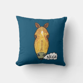 Almofada Rosto do Cavalo Perto
