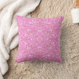 Almofada Rosy Fractal Design Travesseiro decorativo