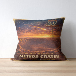 Almofada Rota 66 Centenário Cratera do Meteorito Cósmico