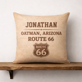 Almofada Rota 66 Centenário Jumento Personalizado Oatman