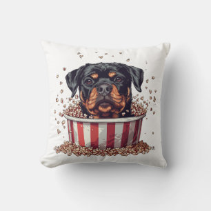 Almofada Rottweiler Filme de Cachorro Pipoca