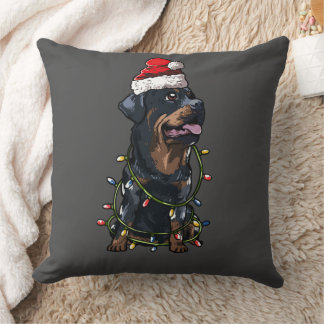 Almofada Rottweiler Weihnachten Geschenk X-Mas Hunde Kostüm