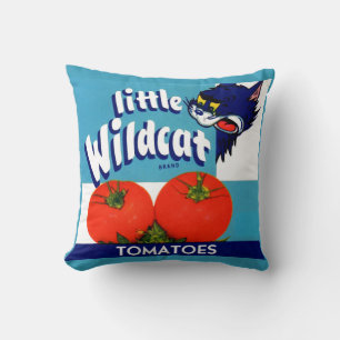 Almofada Rótulo da caixa de tomate Wildcat