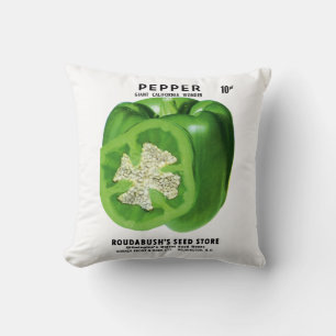 Almofada Rótulo do Pacote de Sementes de Pimenta
