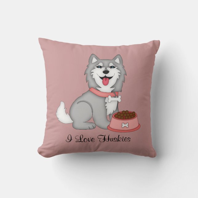 Almofada Rouco cinzento e branco (menina) (Frente)