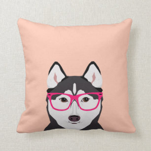 Almofada Rouco com óculos - Cão com óculos de Hipster