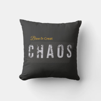 Almofada Roupas de Rua Criador de Caos Divertido