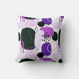 Almofada Roxo abstrato