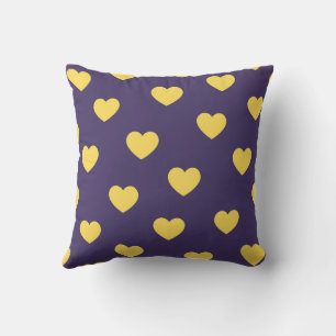 Almofada Roxo Amarelo Fofo Aconchegante Moderno Romântico C