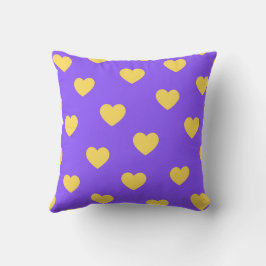 Almofada Roxo Amarelo Fofo Aconchegante Moderno Romântico C
