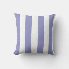 Almofada Roxo Claro e Listras Brancas