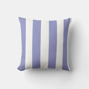 Almofada Roxo Claro e Listras Brancas