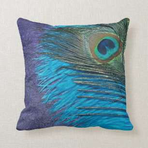 Almofada Roxo e pavão da cerceta