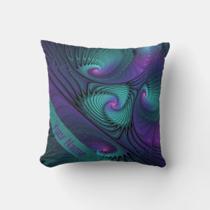 Almofada Roxo encontra o nome de Arte abstrato